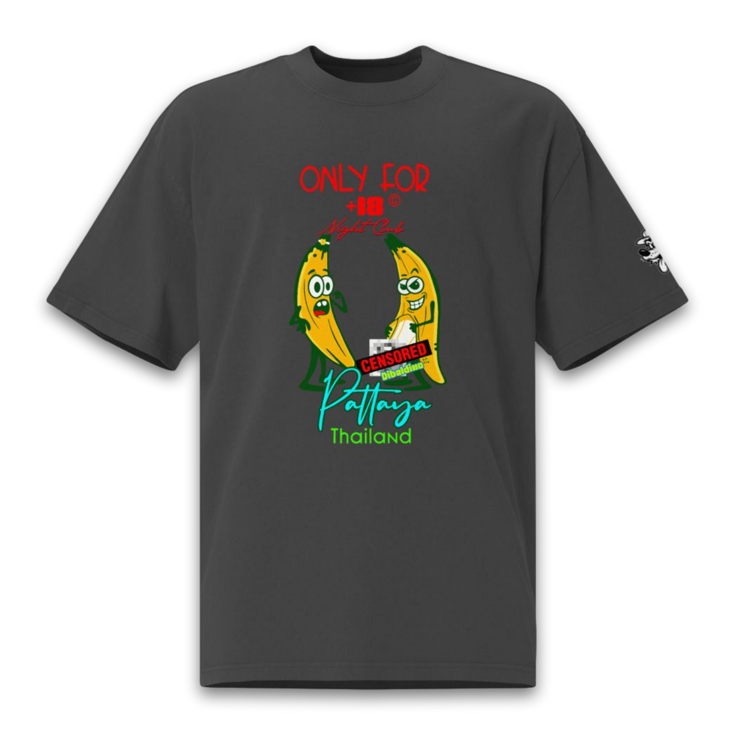 Pattaya Night Club Bananas – Adults Only Edition – Oversized Cotton T-Shirt