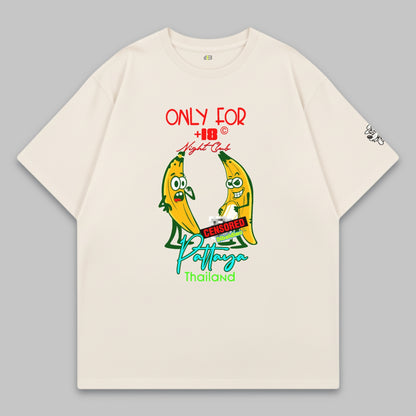 Pattaya Night Club Bananas – Adults Only Edition – Oversize Baumwoll-T-Shirt