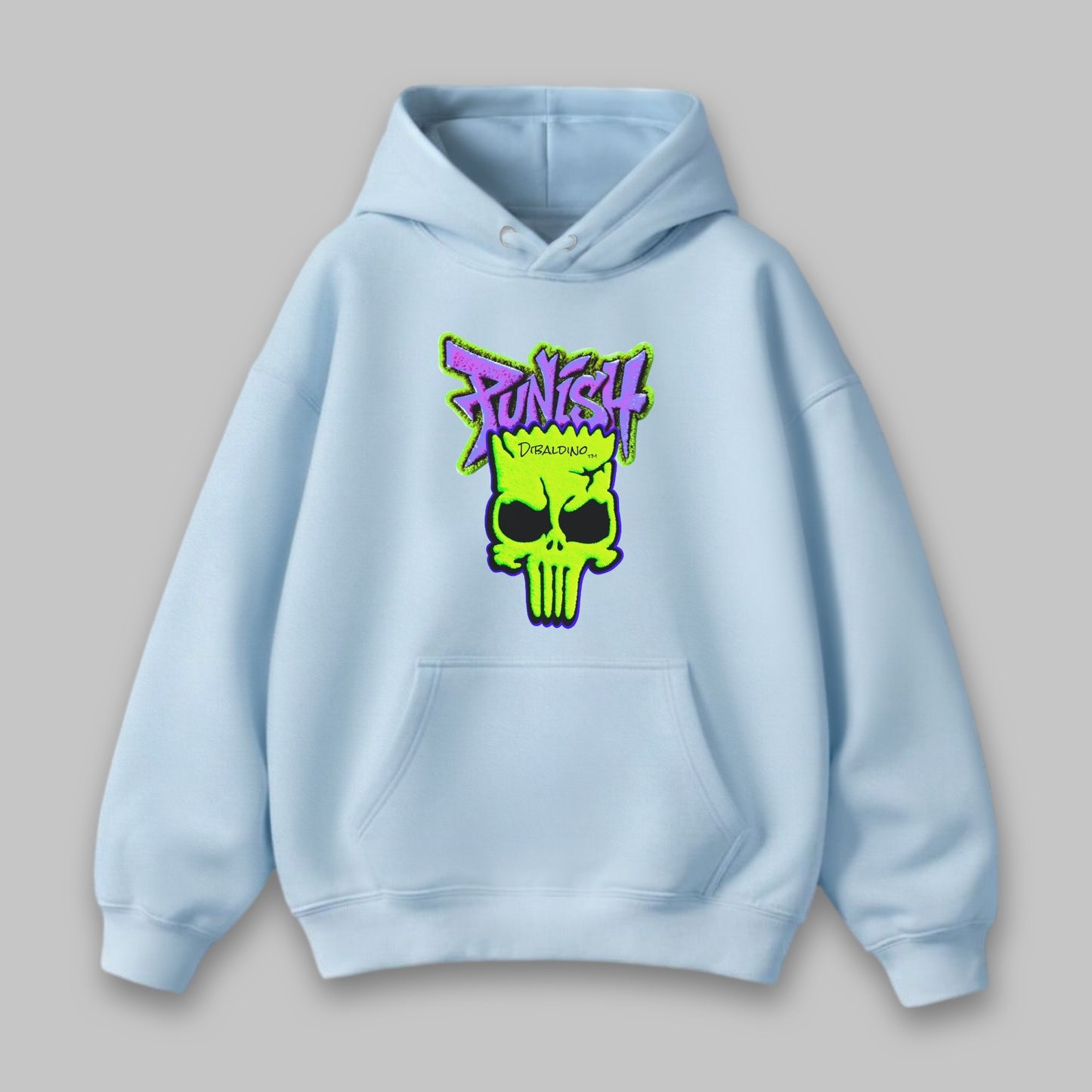 Punish Neon Skull – Unisex Hoodie