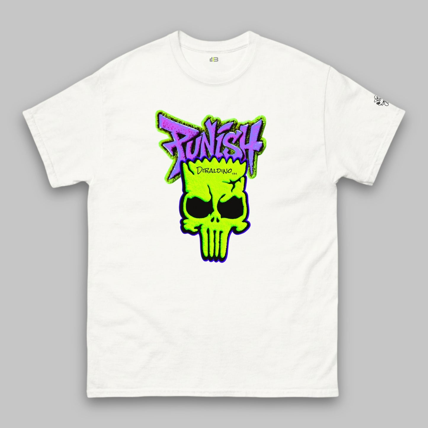 Punish Neon Skull – Unisex Classic T-Shirt