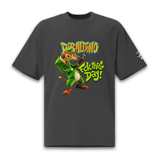 Savage Weasel Vibes – Oversized Cotton T-Shirt