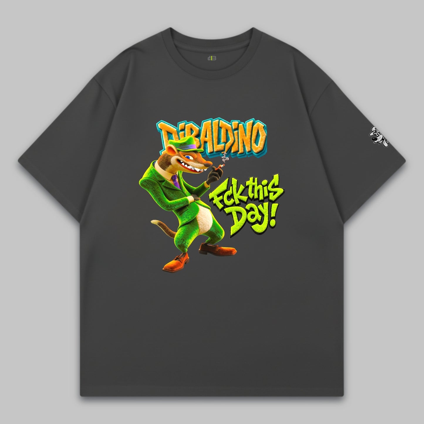 Savage Weasel Vibes – Oversized Cotton T-Shirt