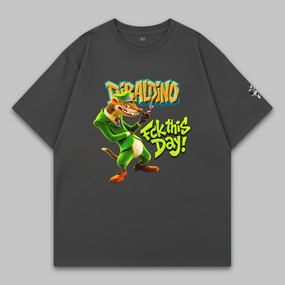 Savage Weasel Vibes – Oversized Cotton T-Shirt