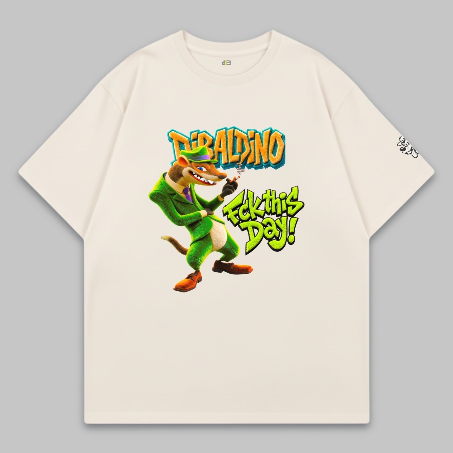 Savage Weasel Vibes – Oversized Cotton T-Shirt