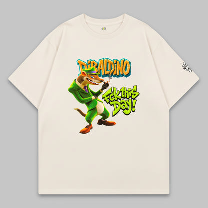 Savage Weasel Vibes – Oversized Cotton T-Shirt