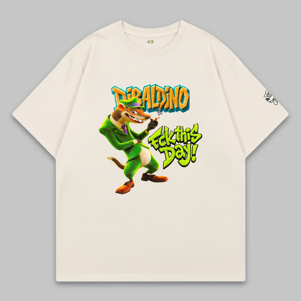 Savage Weasel Vibes – Oversize Baumwoll-T-Shirt