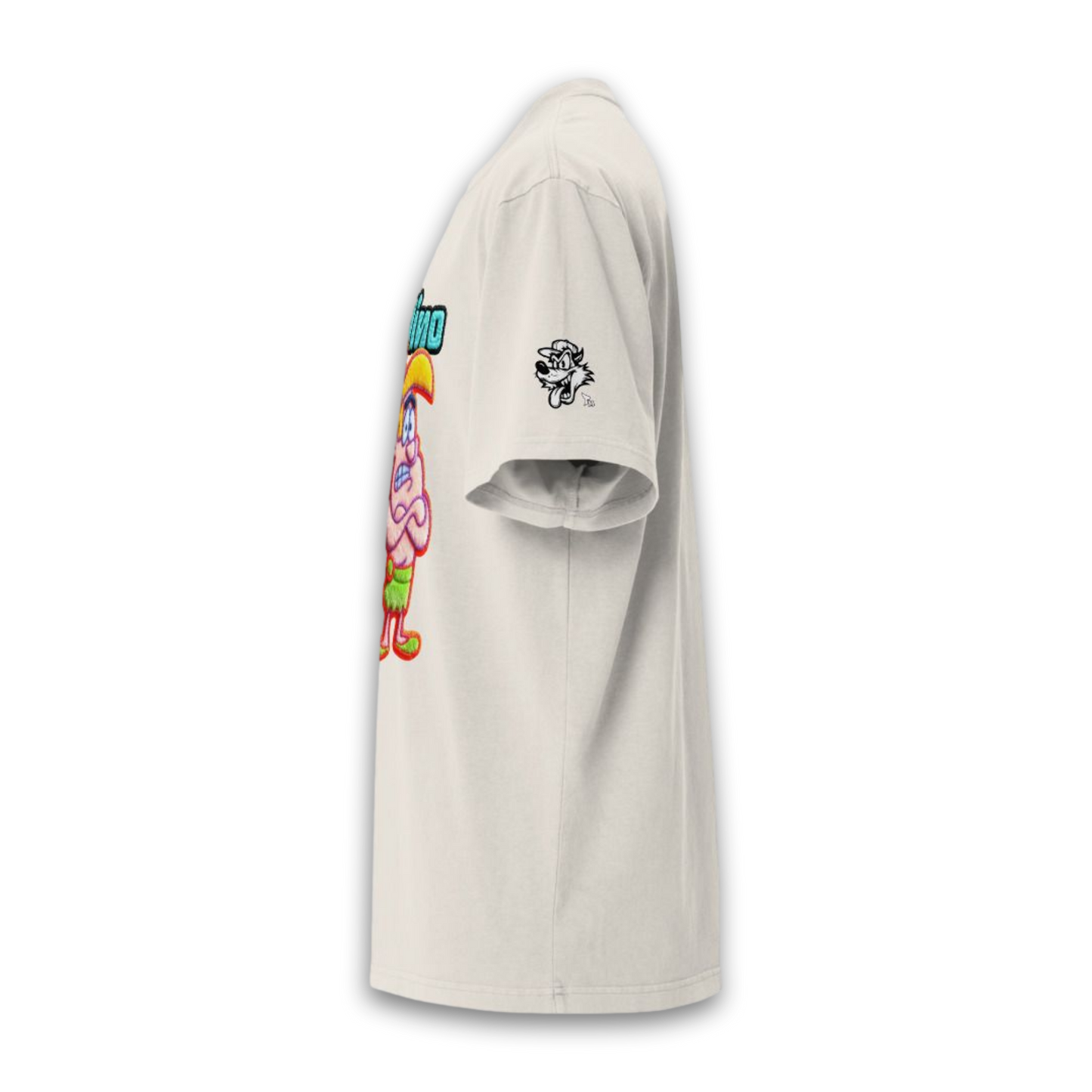 Stone Age Trouble Duo – Oversized Cotton T-Shirt