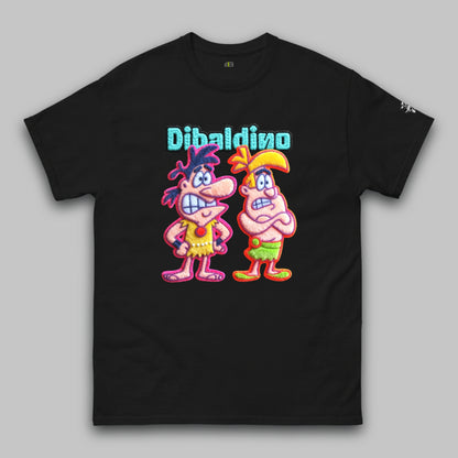 Stone Age Trouble Duo – Klassisches Unisex-T-Shirt