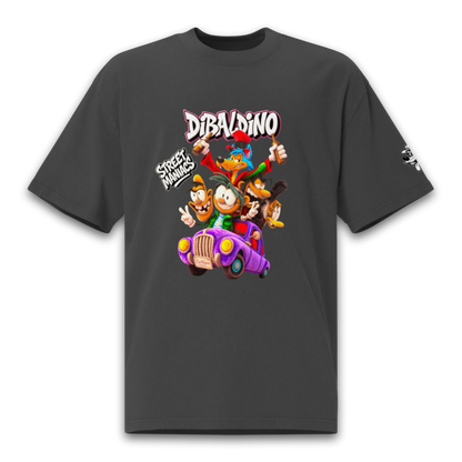 Street Maniacs Ride – Wild Cartoon Crew – Oversized Cotton T-Shirt