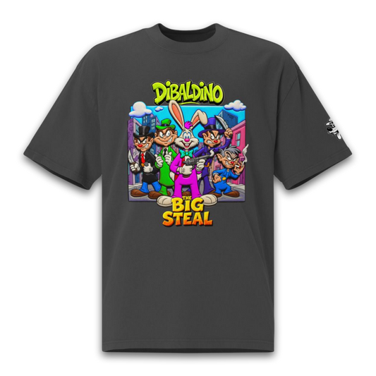 The Big Steal Crew – Oversized Cotton T-Shirt