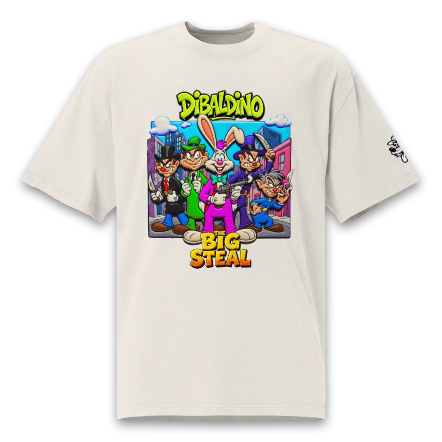 The Big Steal Crew – Oversized Cotton T-Shirt