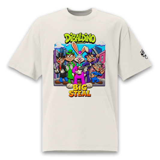 The Big Steal Crew – Oversized Cotton T-Shirt