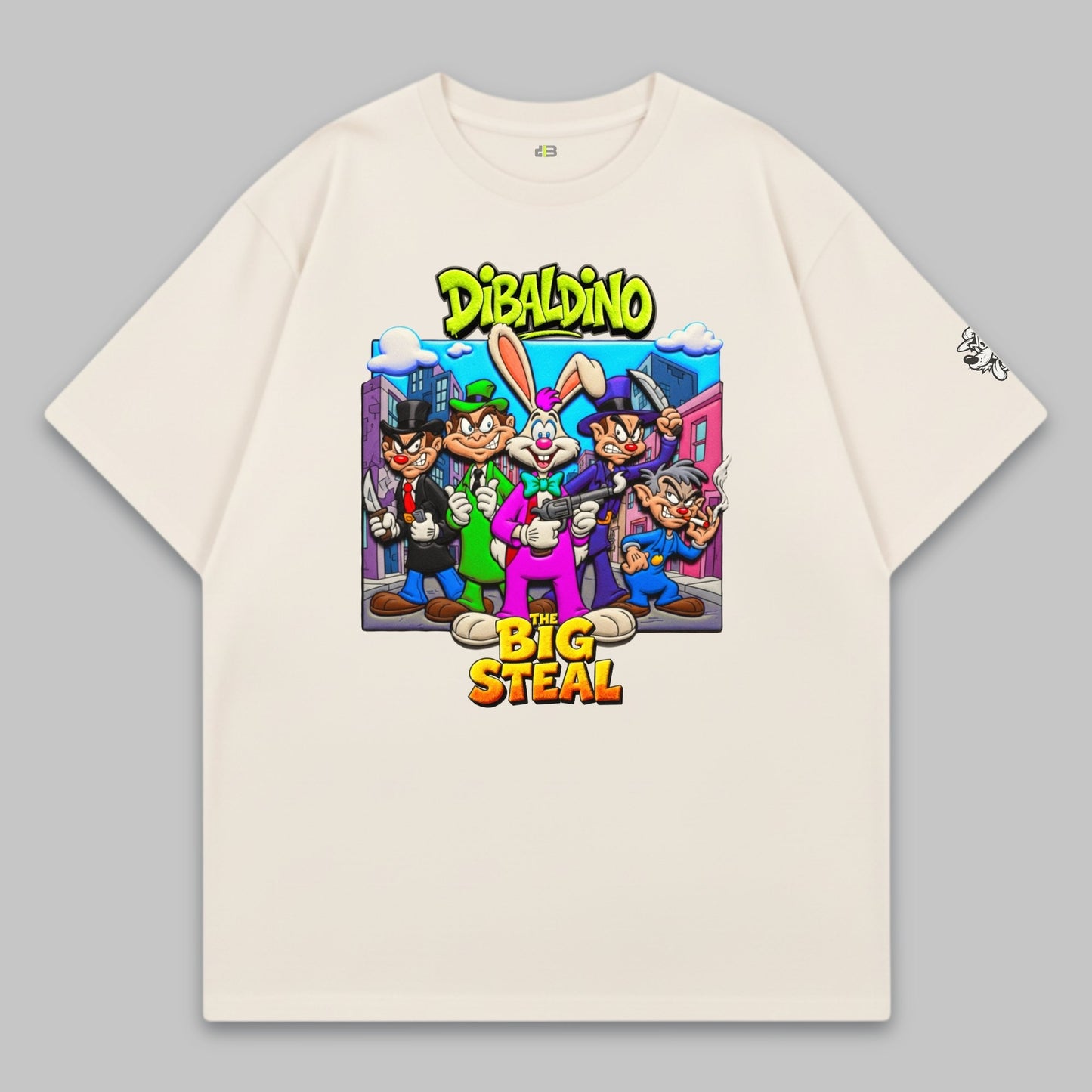 The Big Steal Crew – Oversized Cotton T-Shirt