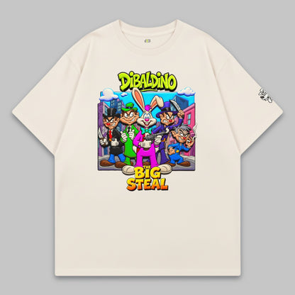 The Big Steal Crew – Oversized Cotton T-Shirt
