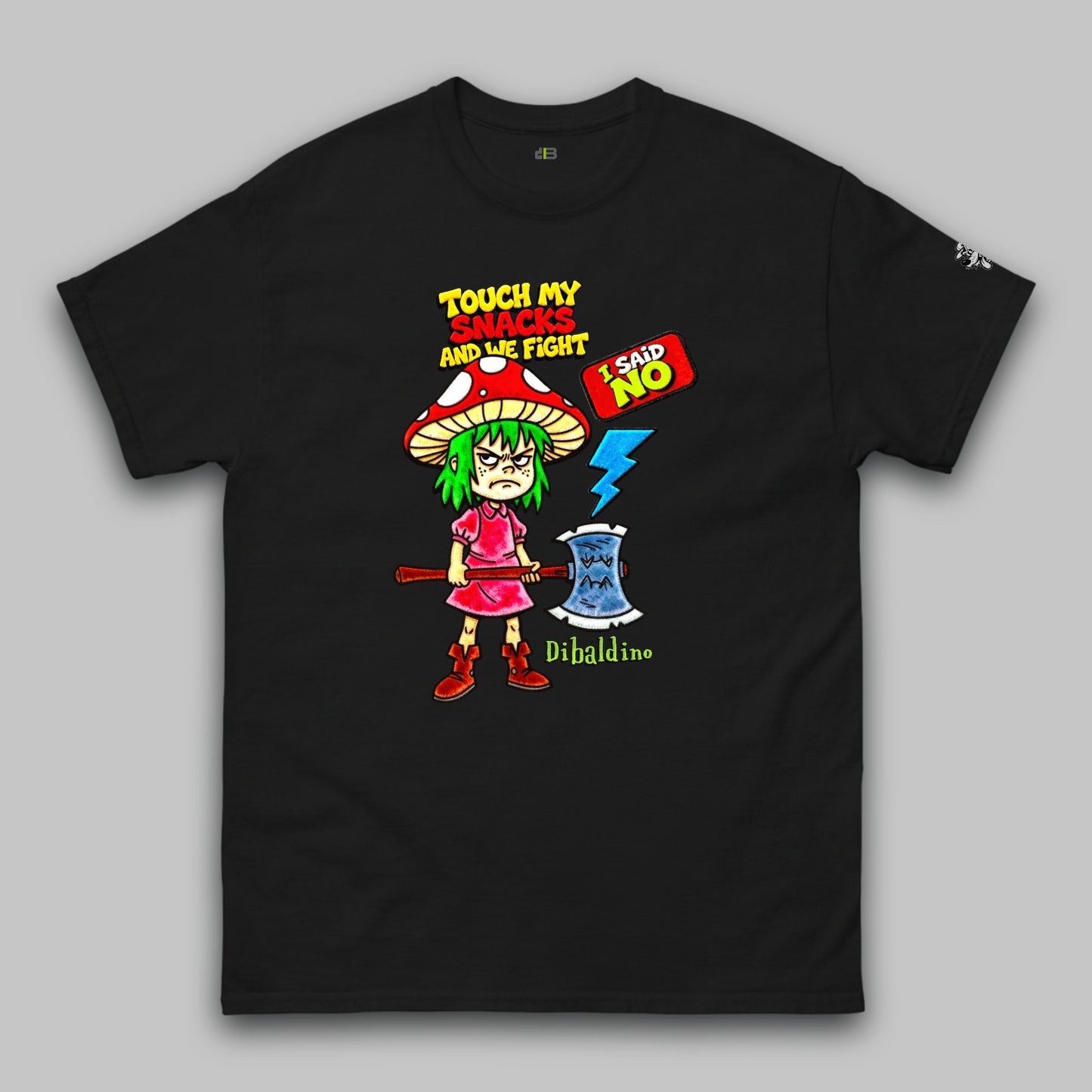 Touch My Snacks and We Fight – Klassisches Unisex-T-Shirt