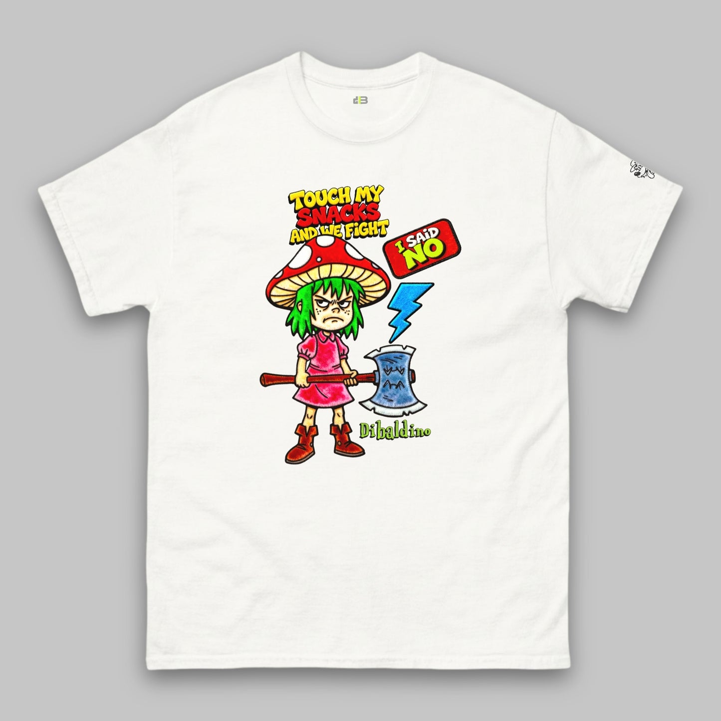 Touch My Snacks and We Fight – Klassisches Unisex-T-Shirt