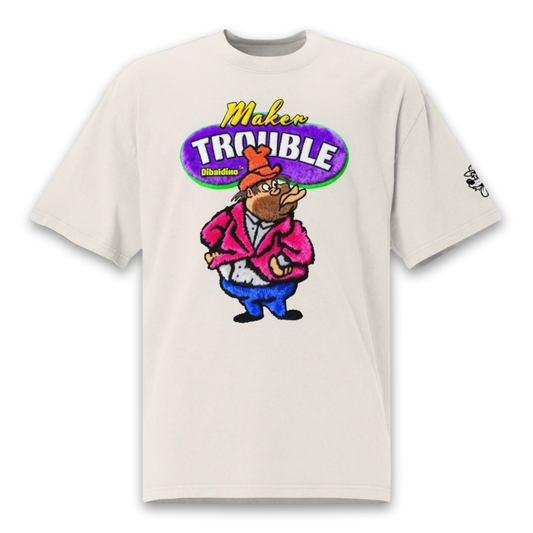 Trouble Maker – Oversized Cotton T-Shirt