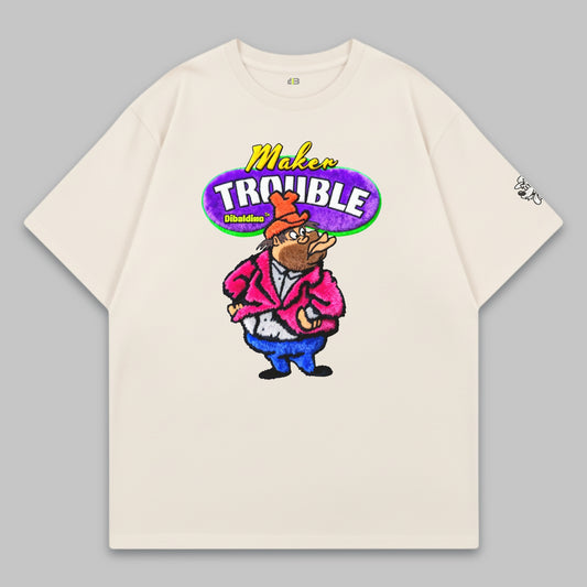 Trouble Maker – Oversized Cotton T-Shirt