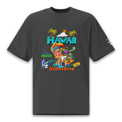 Vacation Mode Activated – Oversized Cotton T-Shirt