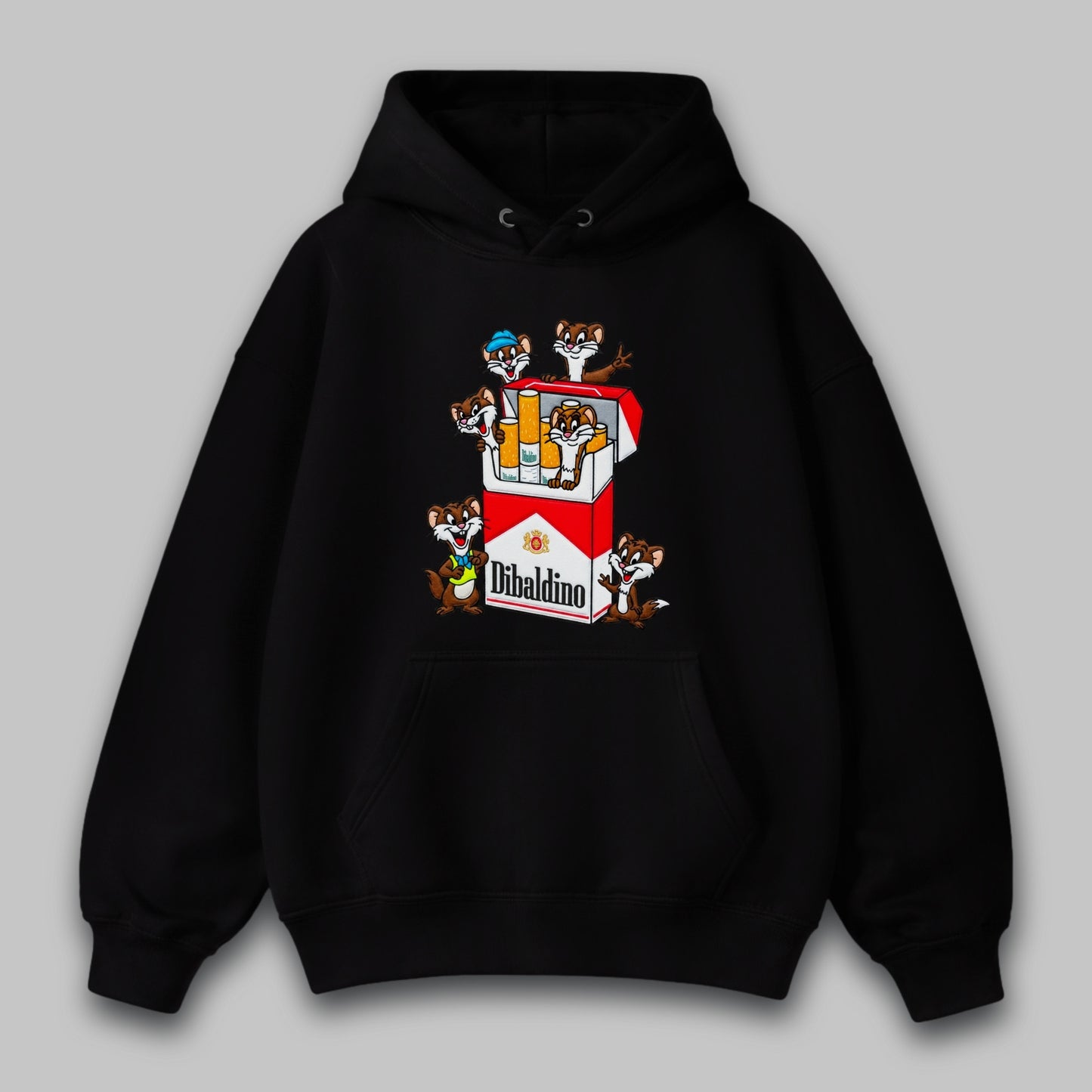 Weasel Pack Cigarette Box – Unisex Hoodie