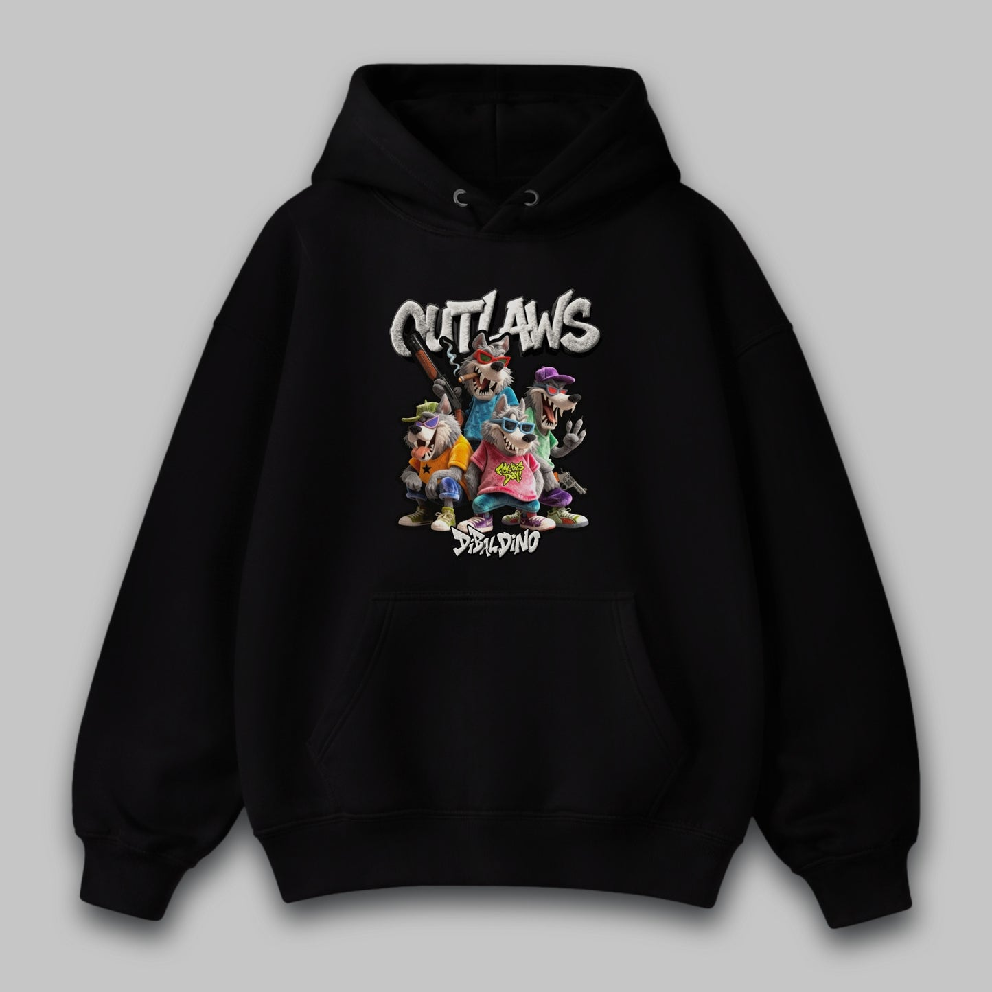 Wolf Outlaws Squad – Unisex Hoodie