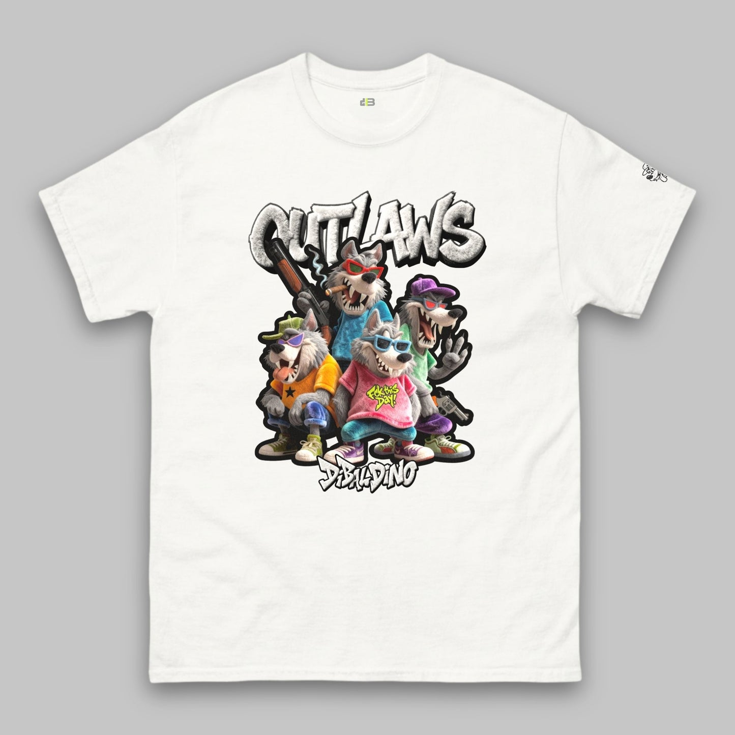 Wolf Outlaws Squad – Klassisches Unisex-T-Shirt